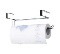 Over Cabinet Towel Rack, Paper Roll Holder | No Punch Tissue Storage Organizer Rack - Economical Kitchen Paper Organizer Rack For Doors For Door