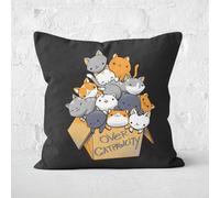 Over Catpawcity Square Cushion - 60x60cm - Soft Touch
