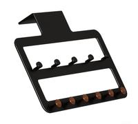 Over Door Coat Rack Double Row No Drill