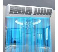 Over Door Electric Air Curtain, With Remote Control, 60cm, 90cm, 100cm, 120cm, 150cm, 2 Kinds Of Wind Speed, Cooler For Living Room, Bathroom,120cm