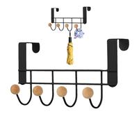 Over Door Hanger Door Hooks, Over The Door Coat Shelf, Robo-Saving Door Hooks, City Rack And Towel Rack A Slip Design For Clothes Towels And Hat Accessories