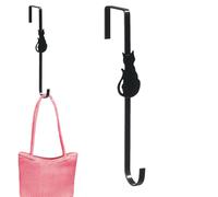Over Door Hook - Over The Door Hanger | Overdoor Hook Hanger | Metal Anti-Scratch Invisible Hanging Holders | Punch Free Rustproof Towel Rack for Cloth, Hat, Pants, Coats, and More.