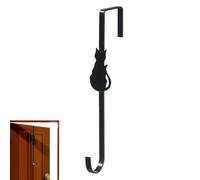 Over Door Hooks - Doors Hanger | Over Door Hangers | Metal Behind The Doors Hooks Invisible | Space Saving Towel Hanger | Durable Coats Hook for Clothes, Hat, Towel, Bedroom, Kitchen
