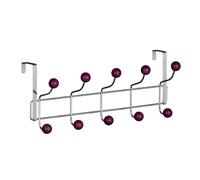 Over Door Purple Balls 10 Hook Hanger Strong Hooks Clothes Towels Home Office