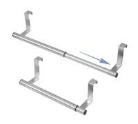 Over Door Towel Rail,2 PCS Towel Holder,No Drill Kitchen & Bathroom Towels Holder Tea Towel Holders 23cm Anti-Slip Towels Rack for Towel Holder for Kitchen Cupboards