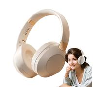 Over Ear Headphones, Comfortable Headphones with Noise Cancellation - Foldable Wireless Over Ear Stereo Headphones for Work Travel and Mobile Phone