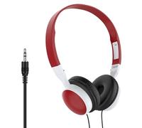 Over Ear Headphones - Foldable Wired Headset | Noise Canceling Stereo Sound Headphones with Comfortable Cushions for Computer Mobile Phones Tablets gamng Music Travel Study Office Daily Listening