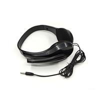 Over-Ear Wired Headphones with Built-in Mic for Real-Time Interaction During For Gaming and Online Collaboration (Black)