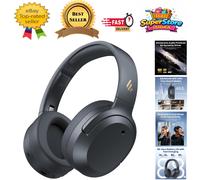 Edifier W820NB Plus Gen 2 Foldable Wireless Over-Ear Noise Cancelling Headphone, -49 dB ANC, LDAC Hi-Res Audio, 88H Playtime, Spatial Sound, AI Clear Calls, Bluetooth V6.1 & Multipoint - Dark Gray