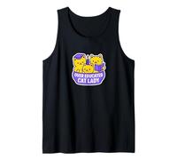 Over Educated Cat Lady Funny Three Cats Tank Top