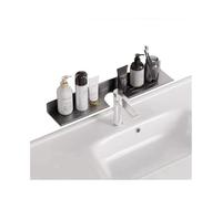 Over Faucet Shower Caddy Organizer, 60CM Thickened Aluminum Bathroom Sink Shelf, No Drill U-Shaped Countertop Storage Rack for Easy Bathroom Organization
