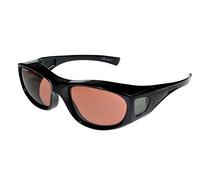 Over-Glasses Fit Piccolo Polarised Sunglasses Black/Copper Small