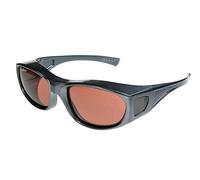 Over-Glasses Fit Piccolo Polarised Sunglasses Gunmetal/Copper Small