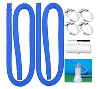 Over Ground Pool Hose - Above the Ground Pool Pump Hose | For Gransen Pools 39 Inch | Flexible with 4 Clamp Plugs - Spa Connections for Manual Vacuum Waterfall