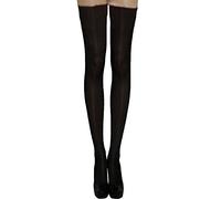 Over Knee Socks Women Thigh High Long Soft Stretch Black White UK 4-7