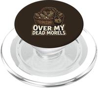 Over My Dead Morels Funny Mushroom Foraging PopSockets PopGrip for MagSafe