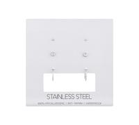 Over & Over Silver Unisex 3-Pack Earrings - Silver