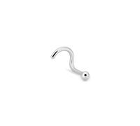 Over & Over Stainless Steel Silver Screw Ball Nose Stud - Silver
