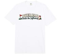 Over Par and Under The Influence Golf Drinking Comfort Colors Adult Heavyweight T-Shirt