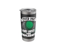 Over Par and Under The Influence Golf Stainless Steel Insulated Tumbler
