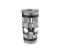Over Par and Under The Influence Golf Stainless Steel Insulated Tumbler