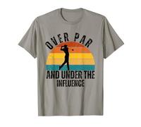 Over Par and Under The Influence Shirt Funny Golfing Drink T-Shirt