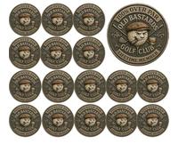 Over Par Old Legends Golf Coin, Funny Golf Ball Marker Gift for Men, Retirement or Birthday Present for Golfers, Lucky Metal Challenge Coin for Golf Lovers, Humorous Golf Accessories(16pcs)