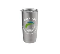 Over Par, Under The Influence - Funny Golf & Alcohol Golfing Stainless Steel Insulated Tumbler