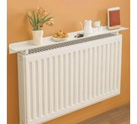 Over Radiator Shelf, White Radiator Top Heater Cover, Floating Display Shelves with Bracket, for Living Room Bedroom Hallway, No Damage to The Wall(180x15cm/71x5.9in)