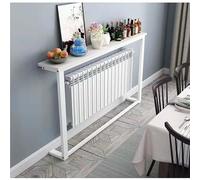 Over Radiator Table, Durable Steel Frame & Solid Wood Top, Efficient Heat Dissipation, Easy Assembly, Ideal For Small Apartments,004,80 * 20 * 90