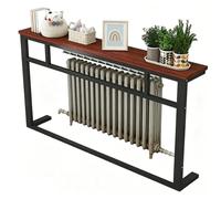 Over Radiator Table, Modern Solid Wood Console Table, Radiator Shelf, Narrow Entryway Tables for Hallway, Behind The Couch, Living Room, Foyer, Easy Assembly(Red,160x20x90 cm)