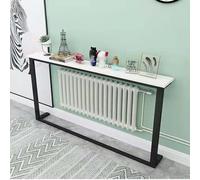 Over Radiator Table with Durable Steel Frame and Solid Wood Top, Efficient Heat Dissipation, Easy Assembly, Perfect for Small Spaces, 160 x 15 x 90 cm