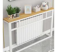 Over Radiator TableSteel e & Solid Wood Top Efficient Heat Dissipat Easy Assembly Perfect for Smals & Apartments SpaceSaving Design Multifunctal Use