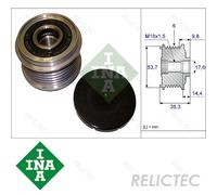 Over Running Alternator Freewheel Clutch BMW Opel Vauxhall Chevrolet Buick