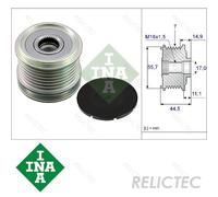 Overrunning Alternator Pulley 535004210 INA Clutch 0121540602 2711540102 Quality