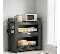 Over-Sink 3-Tier Dish Rack - Space-Saving Kitchen Organizer, White Bare Frame, Durable Steel, Adjustable Design For Efficient Drying Storage, Perfect For Small Kitchens,5732 Black Extended Bare Fram