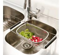 Over Sink Drainer with Extendable Black Handles | Zenigo