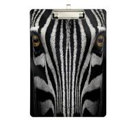 Over the Bed clipboard Funny Animal Zebras Gothic Plastic for 5th Grade Classroom Essentials for Teachers Size 9 x 12.5 Tabla para escribir con Clip