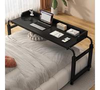Over The Bed,Table with Wheels,Over Bed Table,overbed Table King Size Bed,overbed Desk nover Bed Table with Wheels Adjustable Height Mobile Cross-Bed Table, Suitable for Anywhere in The Home.