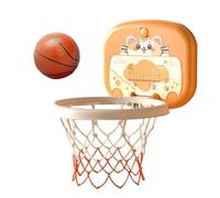 Over The Door Basketball Hoop, Kids Dog Pattern Basketballs Toy, 9.45x10.63x12.2 Inches No Drilling Wall Court Games & with Balls, Fun Sports Game for 3-5 Year Old Boys, and Girls