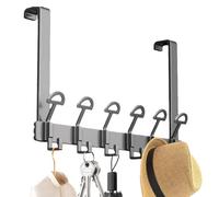 Over The Door Bath Towel Rack Rounded Top No Drill Space Saving Sturdy