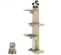 Over The Door Cat Tree, Multi-Level Hanging Shelf & Climber for Indoor Cats, Space-Saving Vertical Tower with No Drill Installation
