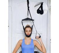 Over-the-door cervical traction device for home use, portable hammock for neck pain relief, physiotherapy aid for cervical decompression