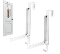 Over the Door Clothes Rack, Over the Door Hanger - 2X Over Door Clothes Airer, Laundry Drying Rack, Clip On Drying Bar, Over The Door Airers For Clothes