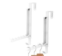 Over the Door Coat Rack, Over the Door Coat Rack - 2x Over Door Hanger,Dryer Bar with Clips, Over Door Clothes Airer, Travel Towel Hanger, Cap