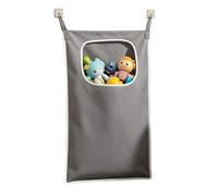 Over The Door Hamper - Space Saving Organizer, Large Laundry Hamper Bag for Clothes Dormitory, Hanging Fabric Receptacle with Zipper, Home Organization Pouch for Gathering Clothes and Saving Spaces