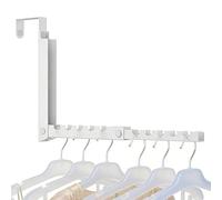 Over The Door Hanger, Folding Compact Metal, Over Door Drying Rack, for Home RV Traveling Dorm Apartment Bedroom Living Room