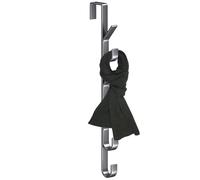Over the Door Hanger, Over the Door Hook, Robust Carbon Steel Hanger Over the Space Saving Multifunctional Storage Hook in Vertical Design for Clothes, Hats, Rain