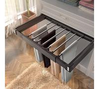 Over-the-Door Hanger Rack Adjustable Storage Solution for Drying Max 85cm Space-Saving Design Perfect for Laundry nization and De-Cluttering.