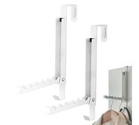 Over The Door Hanging Rack, Folding Clothes Airer Hanging Clothes Rack, Over The Door Hanger | Double Layer Folding Door Rack | Folding Hanging Clothes Rack | Hanger by
